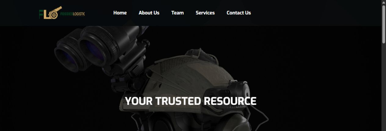 Fossies Logistics website screenshot